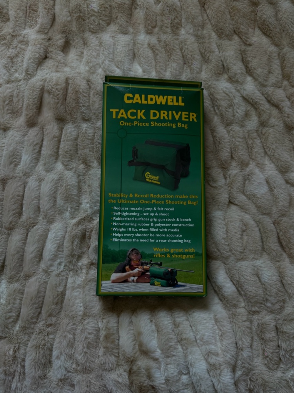 Caldwell Tack Driver Shooting Rest - Green with Yellow Accents